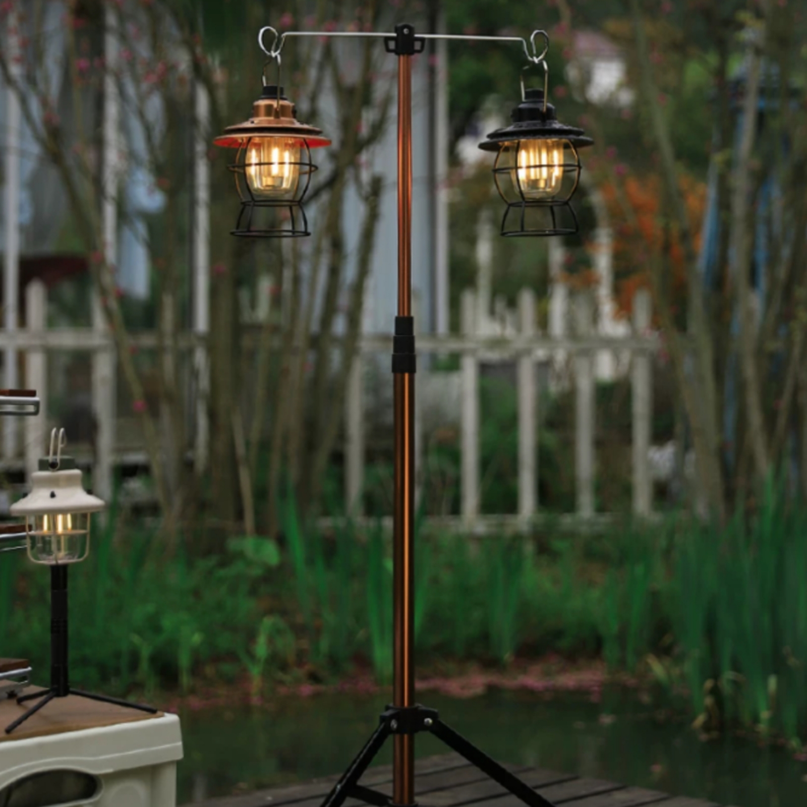 Tripod Stand with Hooks Telesc - Outdoor Lighting Poles recensie en prijs