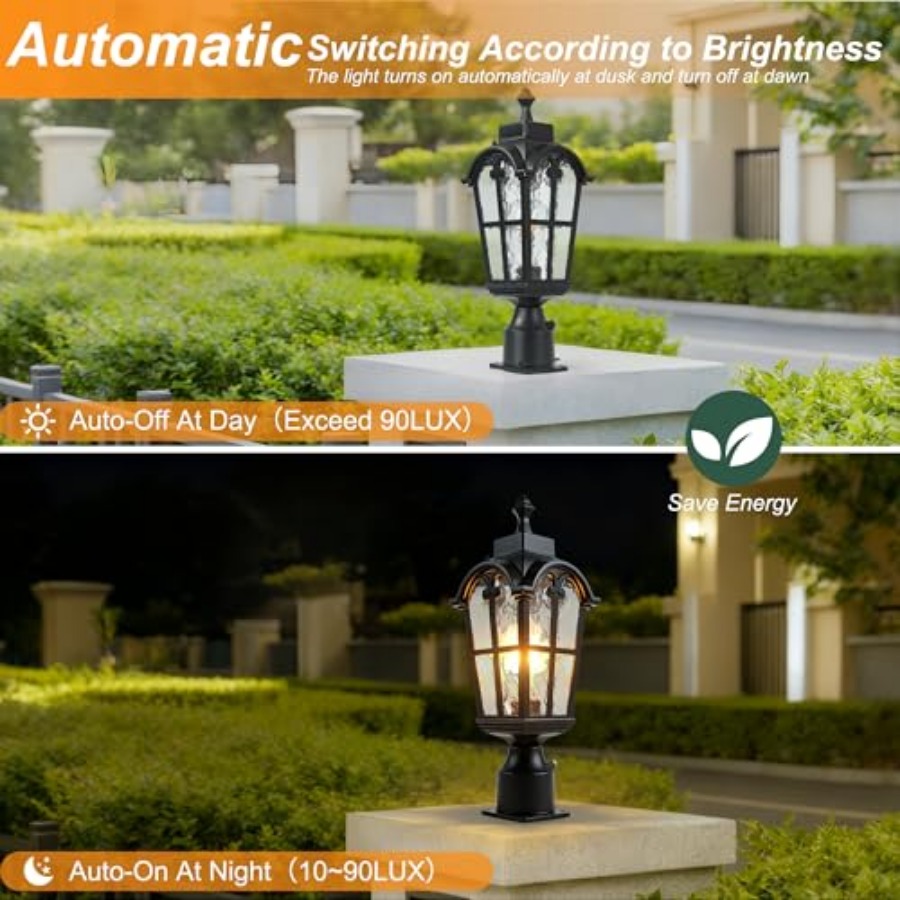 Sensor Outdoor Post Lights Wat - Outdoor Lighting Fixtures recensie en prijs