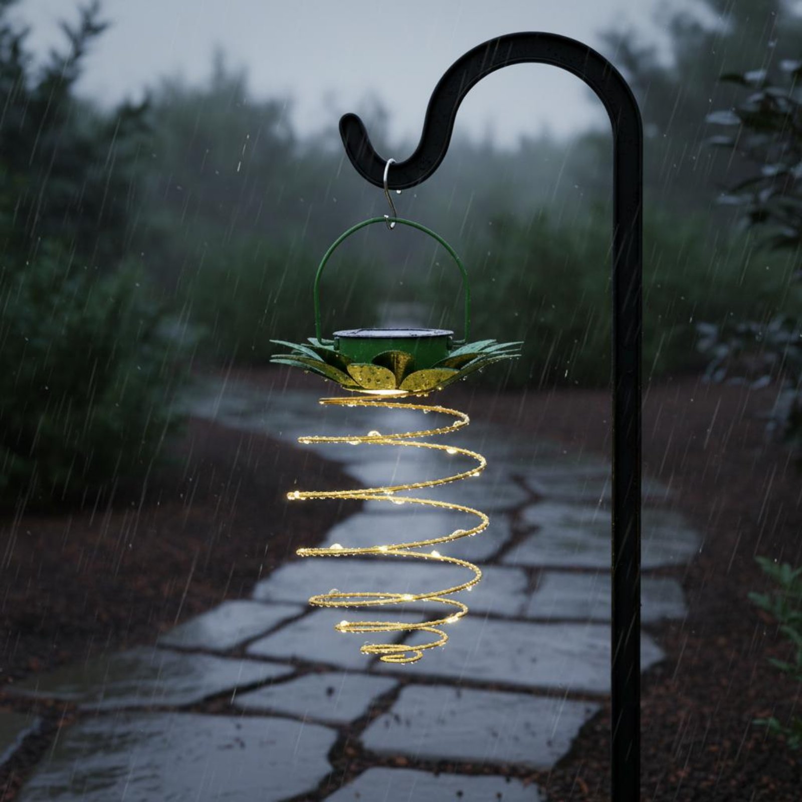 2 Pieces Solar Pineapple Lamp  - Hanging Outdoor Lighting recensie en prijs