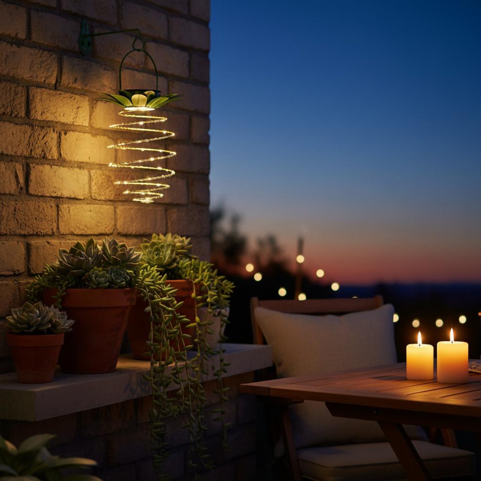 2 Pieces Solar Pineapple Lamp  - Hanging Outdoor Lighting recensie en prijs