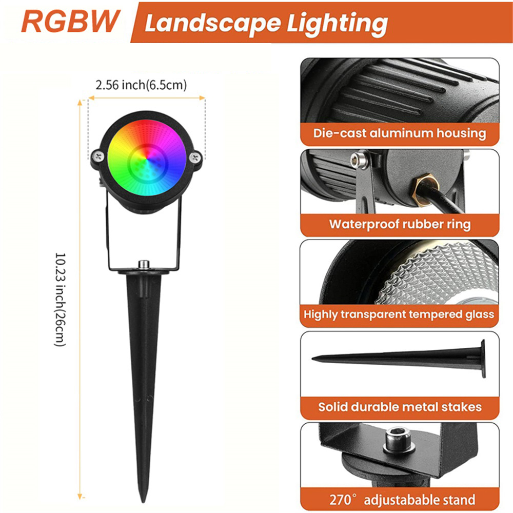 RGBW Landscape Lighting 10W wi - Outdoor Lighting For Garden recensie en prijs