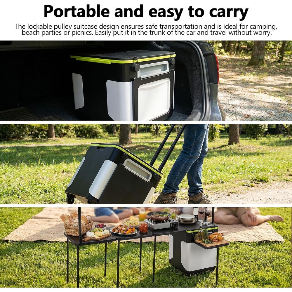 Portable Camping Kitchen Stati - Outdoor Lighting Poles recensie en prijs