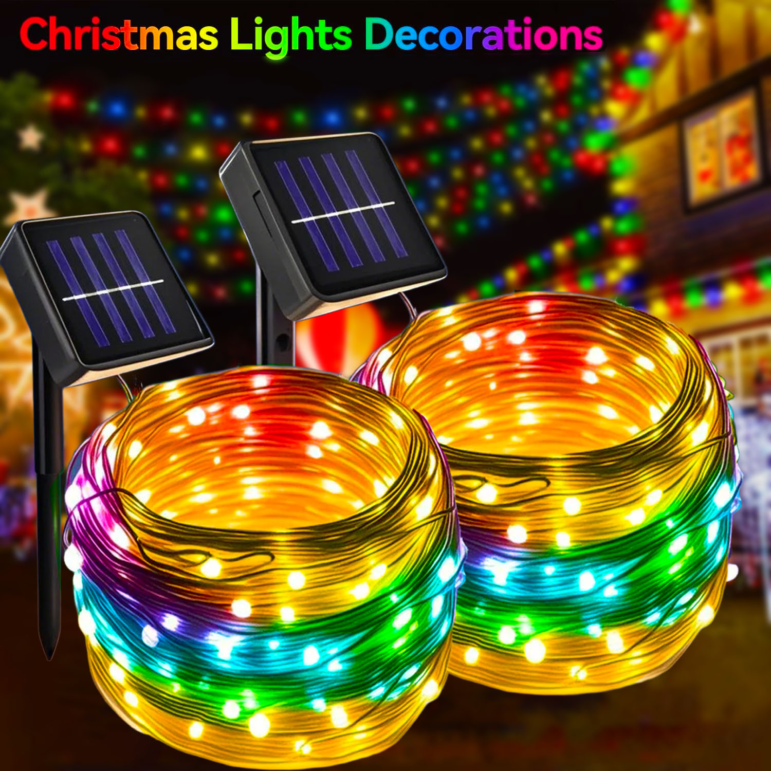 Christmas Outdoor Solar String - Xmas Outdoor Lighting Decorations recensie en prijs