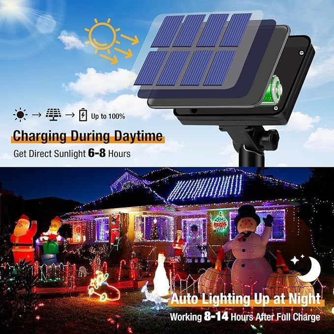 Christmas Outdoor Solar String - Xmas Outdoor Lighting Decorations recensie en prijs