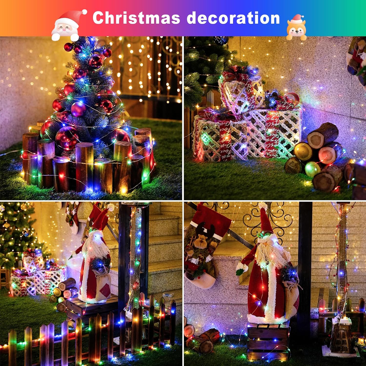 Christmas Outdoor Solar String - Xmas Outdoor Lighting Decorations recensie en prijs