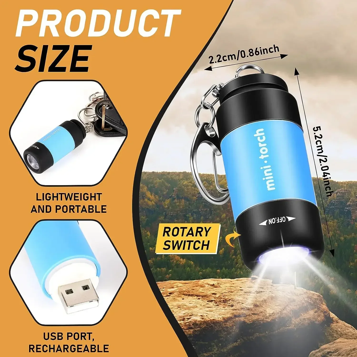 USB Charge LED Flashlight  Mul - Outdoor Lighting Ideas For Party recensie en prijs