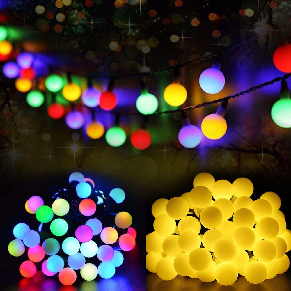 Multicolor 50Leds Solar Light  - Xmas Outdoor Lighting Decorations recensie en prijs