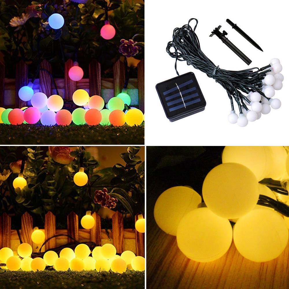 Multicolor 50Leds Solar Light  - Xmas Outdoor Lighting Decorations recensie en prijs