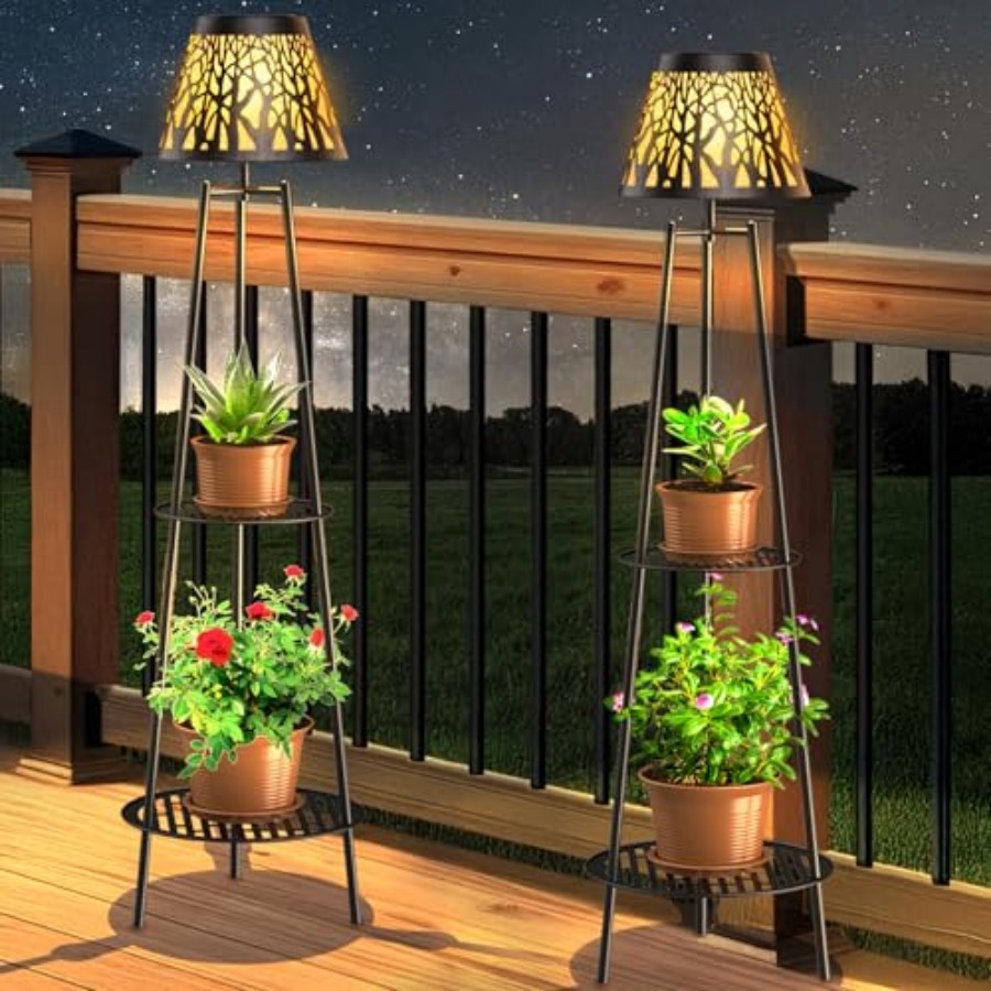 2 Pack Outdoor Solar Floor Lam - Outdoor Lighting For Garden recensie en prijs