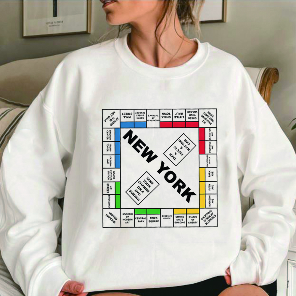 New York Monopoly Sweatshirt a - Outdoor Lighting New York recensie en prijs