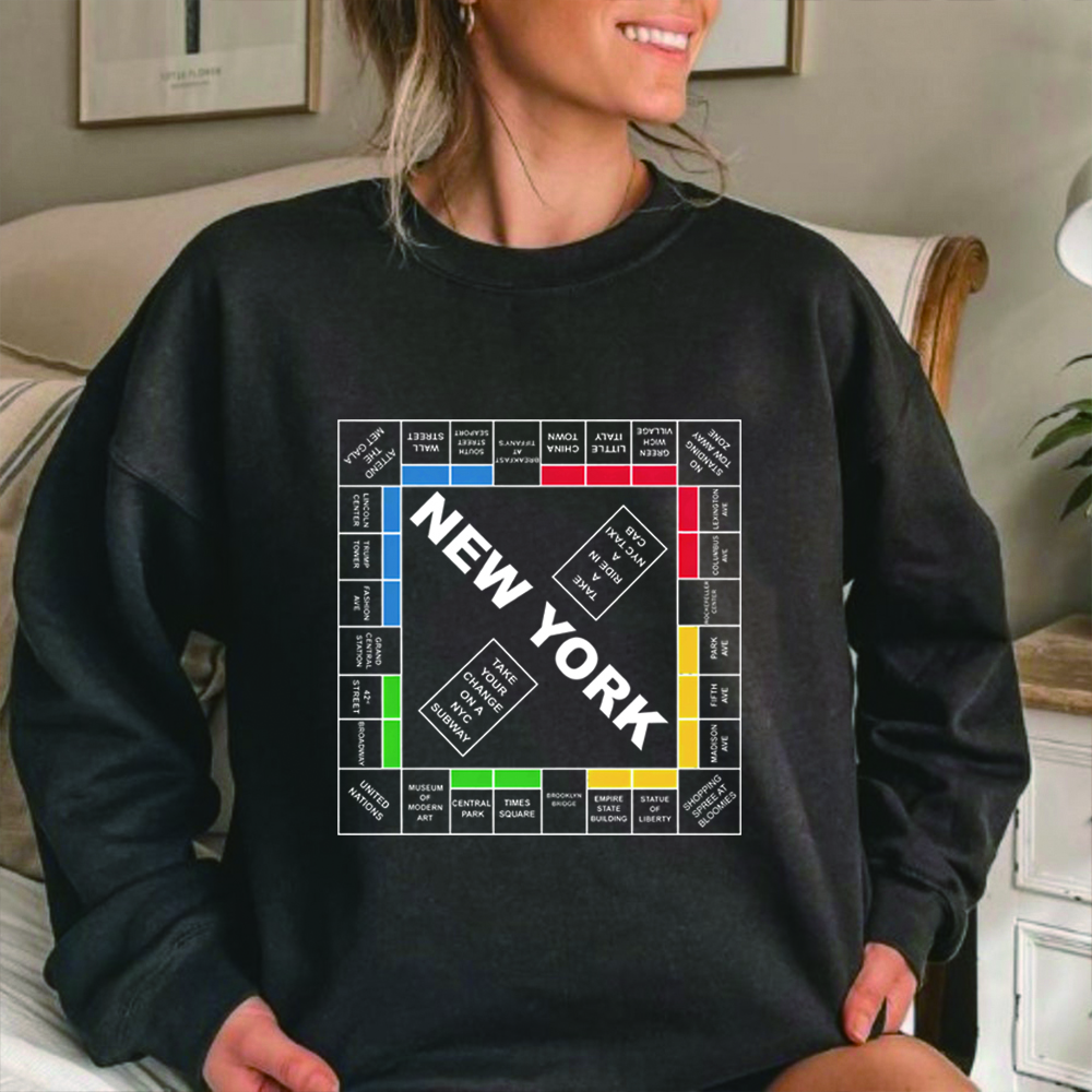 New York Monopoly Sweatshirt a - Outdoor Lighting New York recensie en prijs