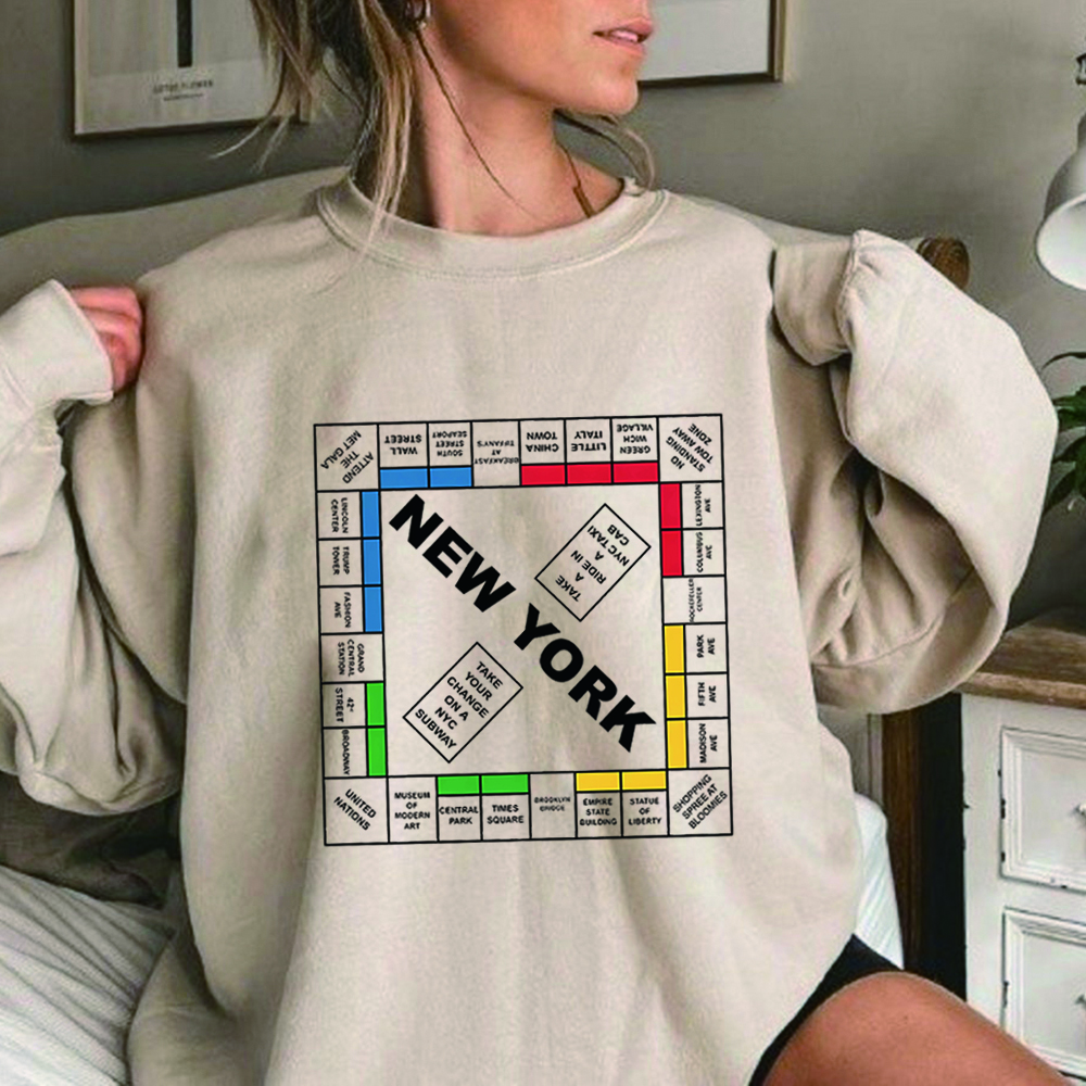 New York Monopoly Sweatshirt a - Outdoor Lighting New York recensie en prijs