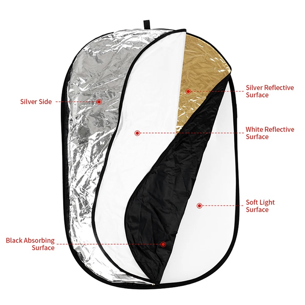 60/80/110CM 5-in-1 Collapsible - Outdoor Lighting For Photography recensie en prijs