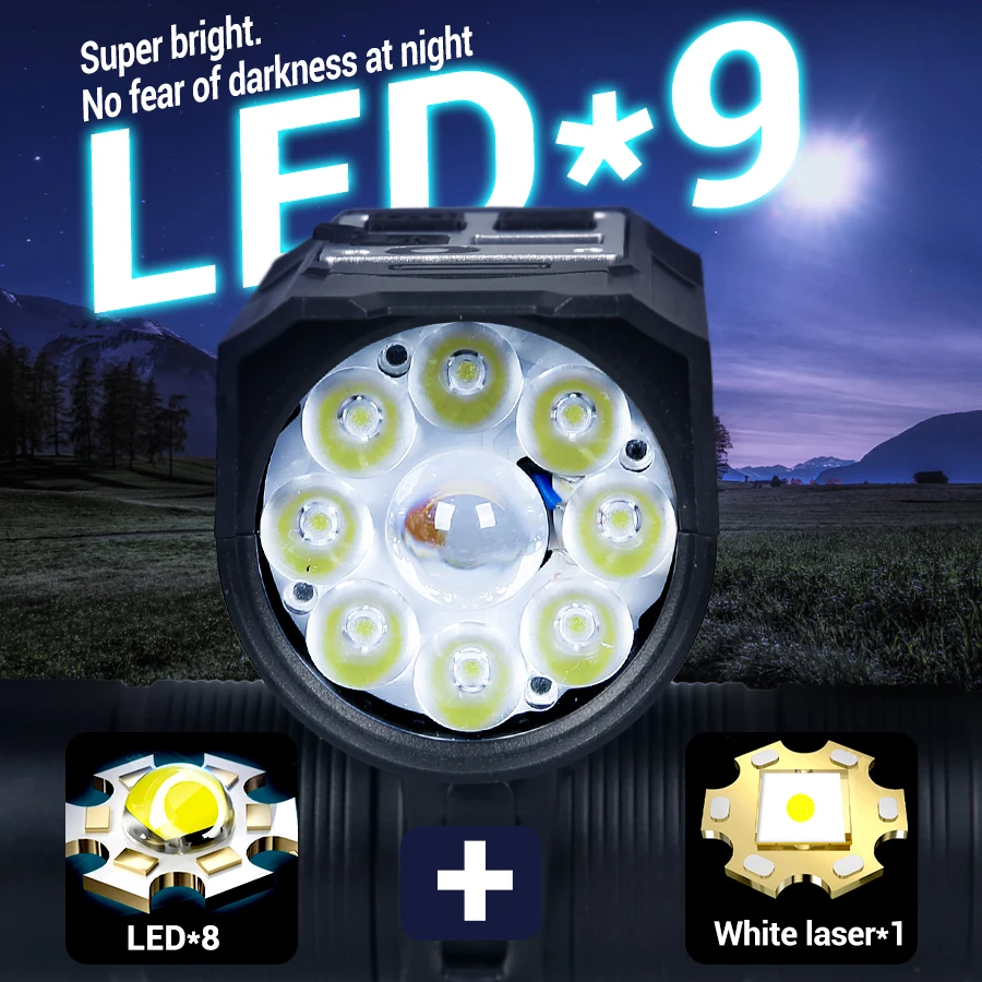 9 LED Bicycle Headlight USB Re - Outdoor Lighting Ideas For Party recensie en prijs
