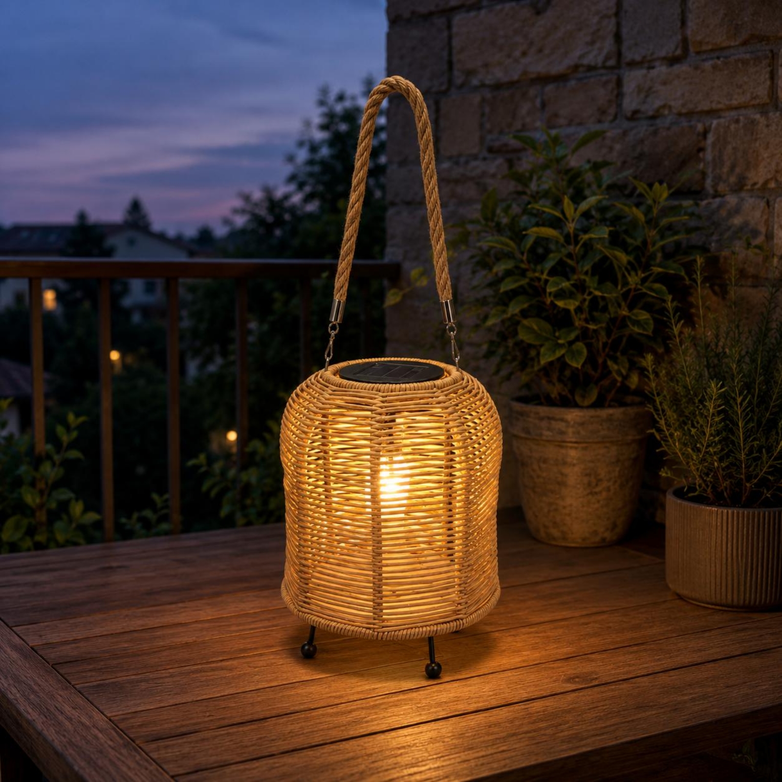Handwoven Solar Lantern Warm L - Hanging Outdoor Lighting recensie en prijs