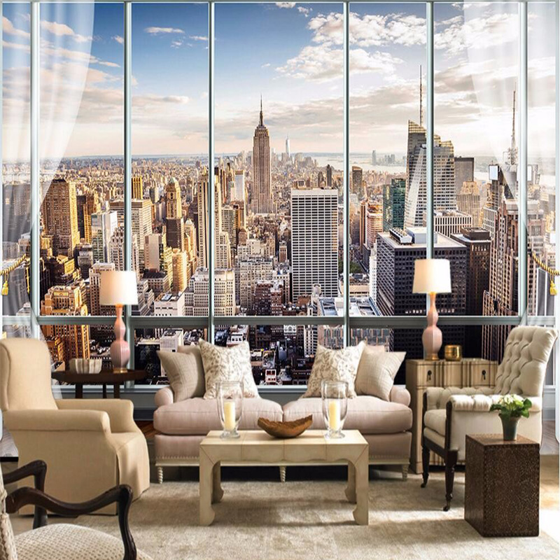 Photo Wallpaper Custom 3D Ster - Outdoor Lighting New York recensie en prijs