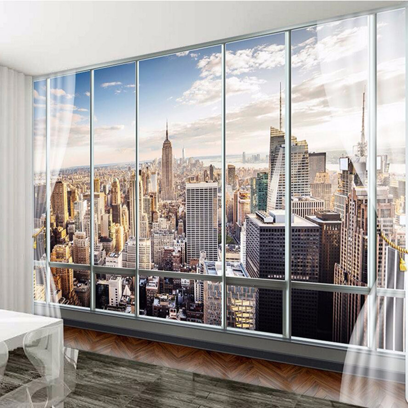Photo Wallpaper Custom 3D Ster - Outdoor Lighting New York recensie en prijs