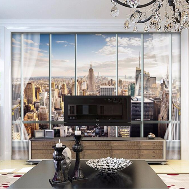 Photo Wallpaper Custom 3D Ster - Outdoor Lighting New York recensie en prijs