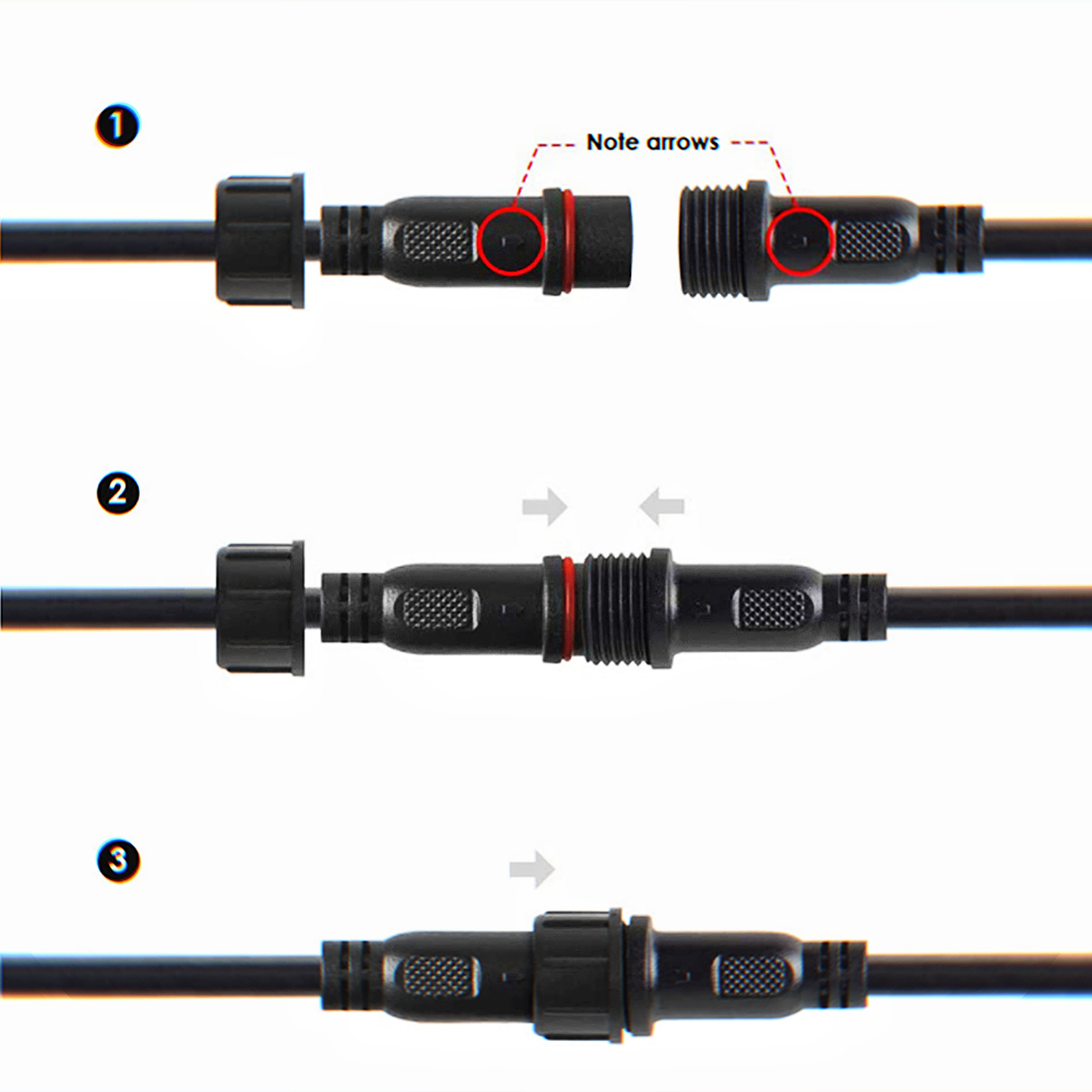 2pin DC LED Cable 1 Metre Exte - Outdoor Lighting Extension Cord recensie en prijs