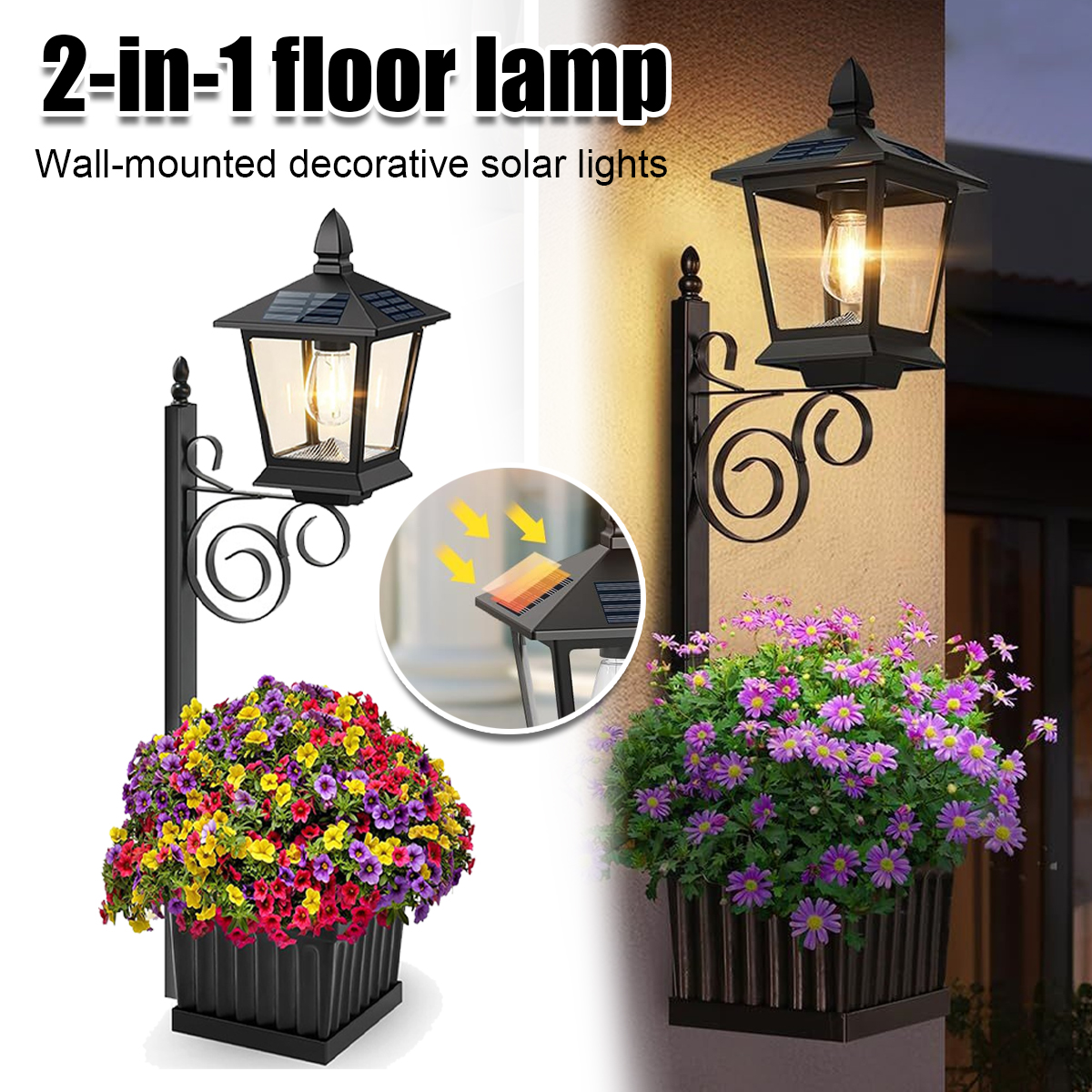 2-in-1 Solar Garden Planter La - Outdoor Lighting For Garden recensie en prijs