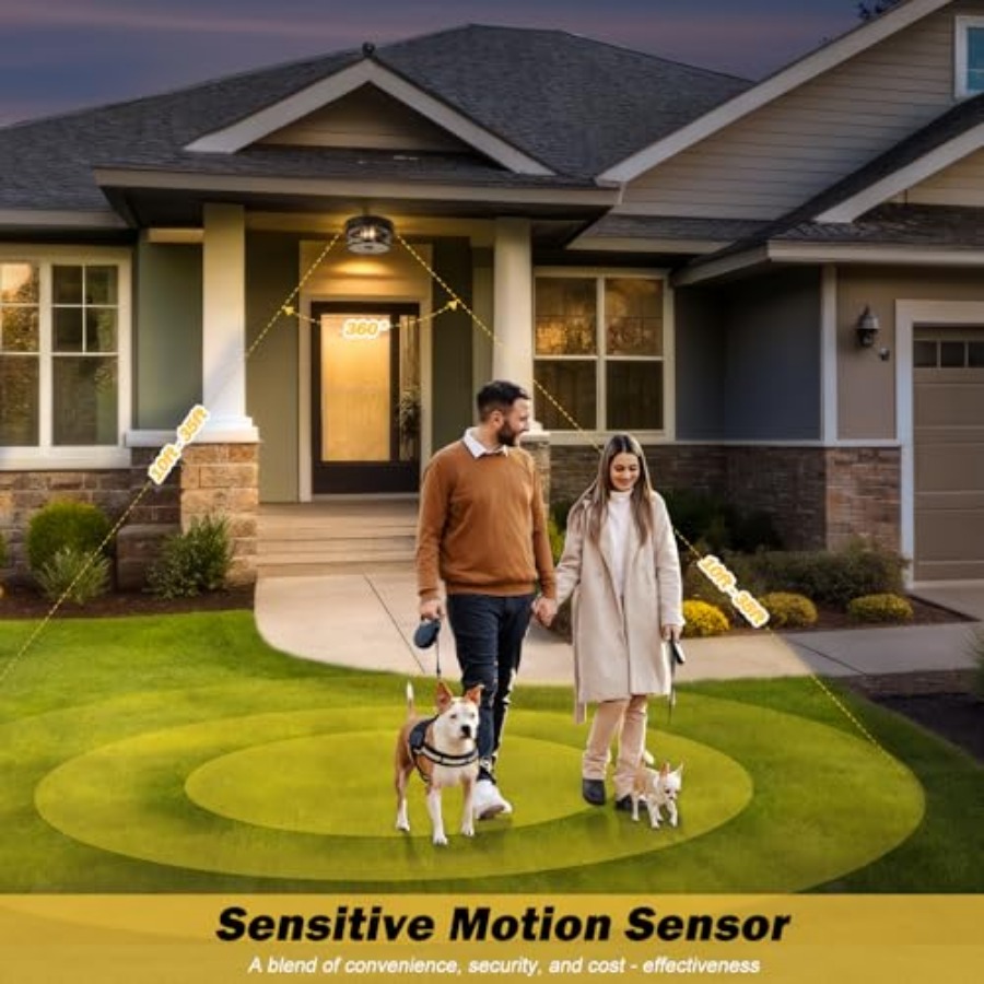 Motion Sensor Outdoor Ceiling  - Outdoor Lighting Fixtures recensie en prijs