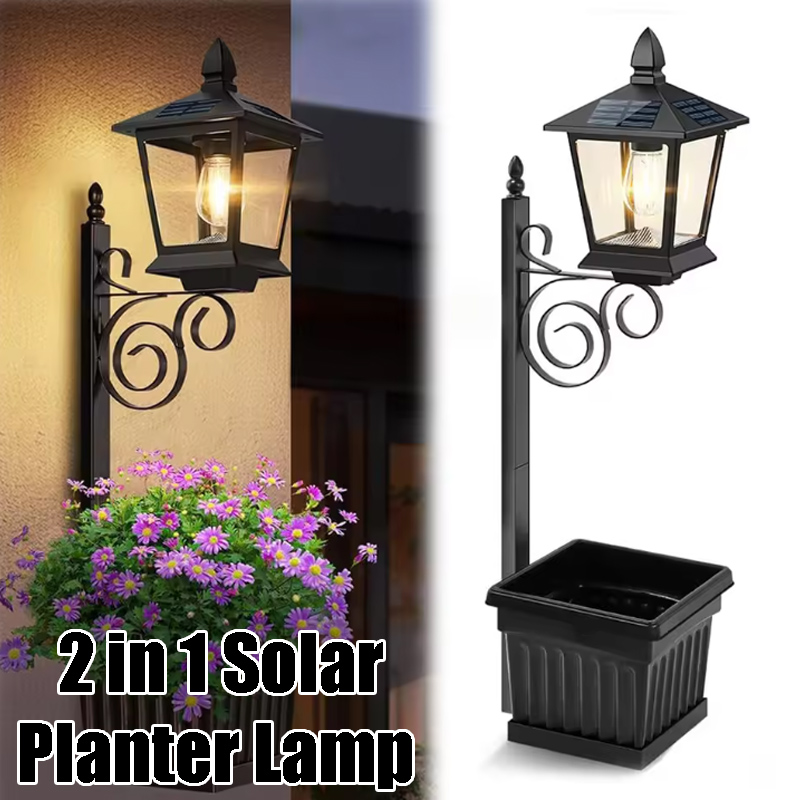 Solar Powered 2-in-1 Flower Po - Outdoor Lighting For Garden recensie en prijs