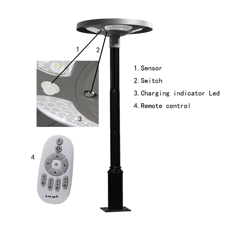 Waterproof IP65 UFO Solar LED  - Outdoor Lighting Poles recensie en prijs
