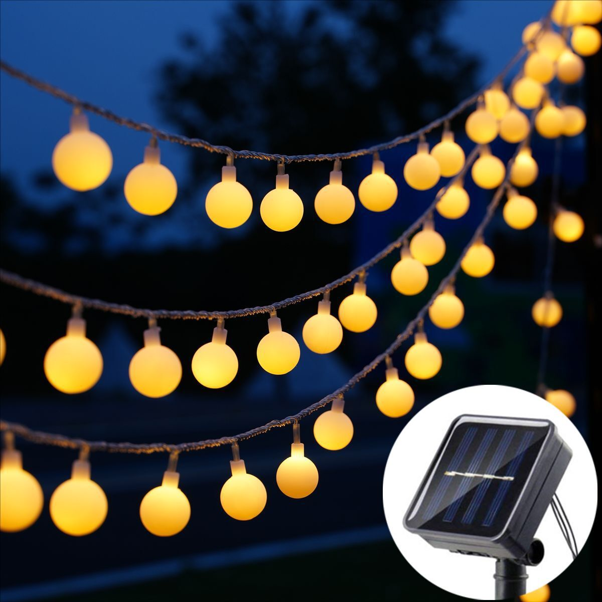 100LED Ball Garland Fairy Ligh - Xmas Outdoor Lighting Decorations recensie en prijs