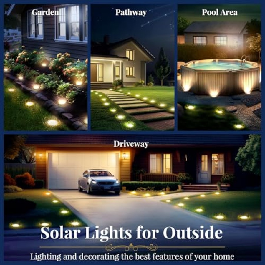 Solar Ground Lights Solar Ligh - Outdoor Lighting For Garden recensie en prijs