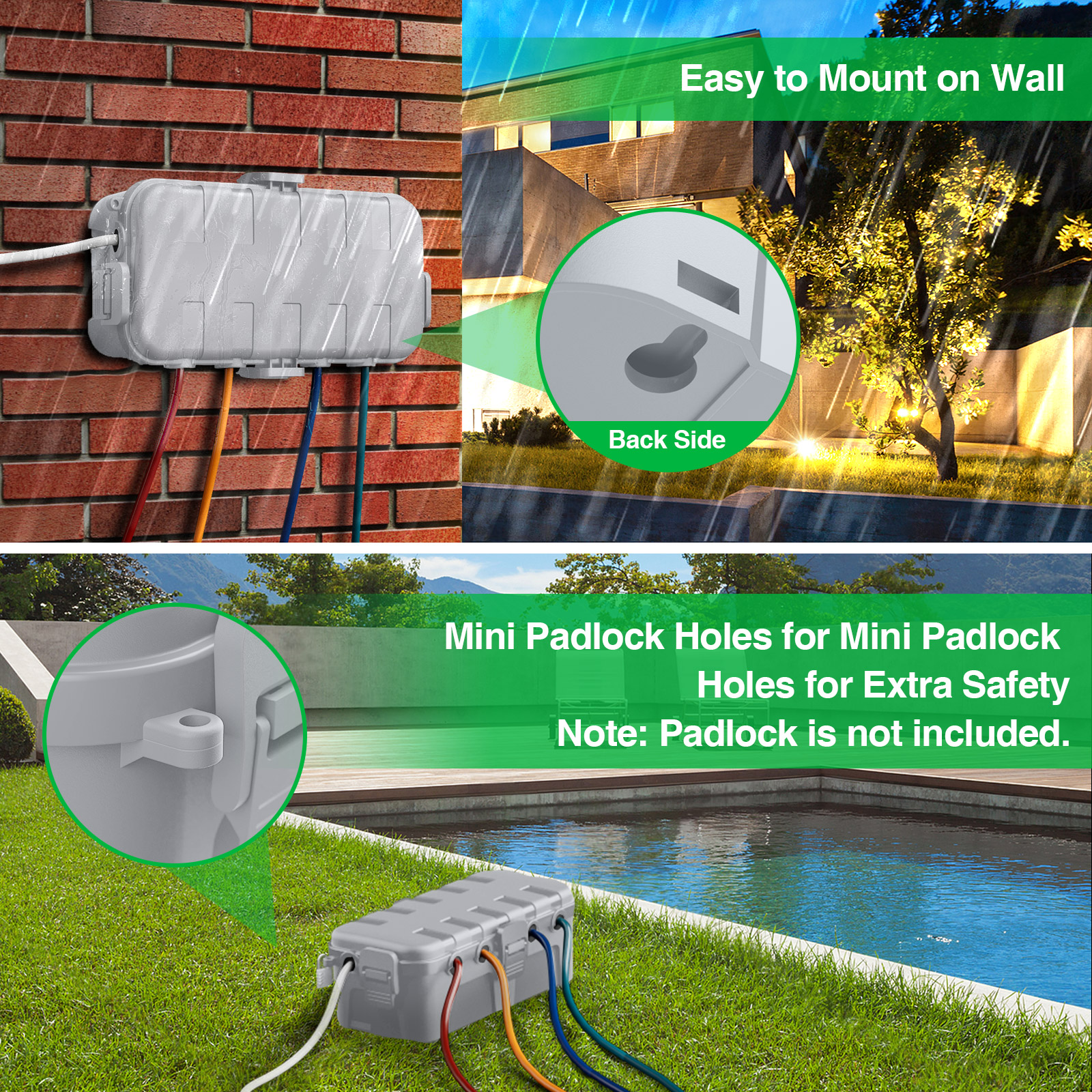 IP54 Waterproof Extension Cord - Outdoor Lighting Extension Cord recensie en prijs