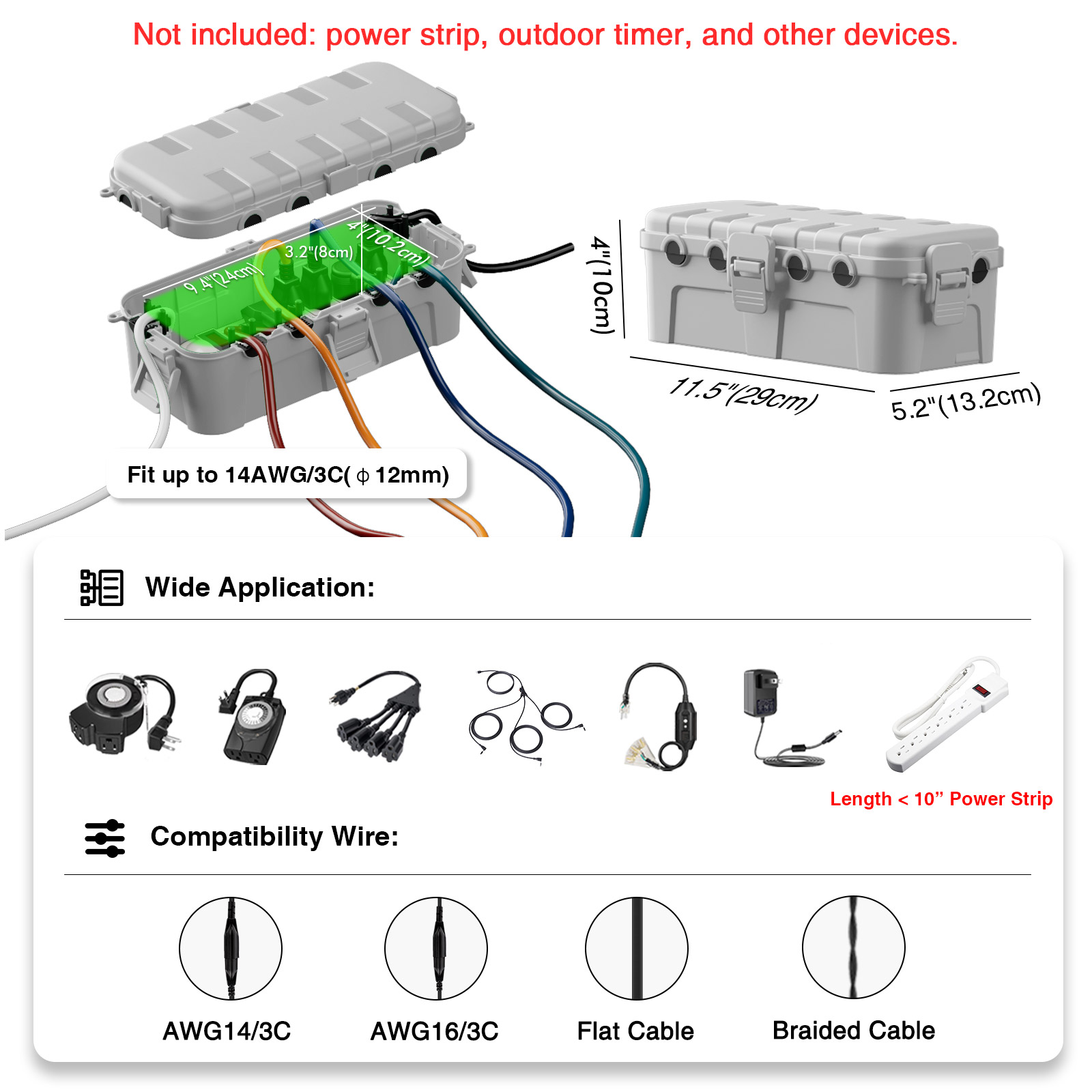 IP54 Waterproof Extension Cord - Outdoor Lighting Extension Cord recensie en prijs
