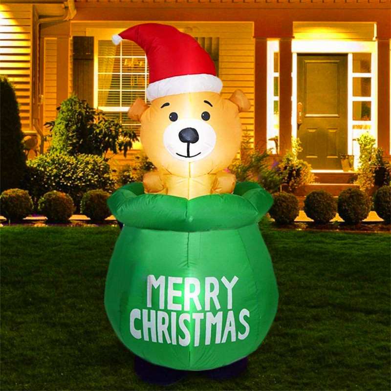 5FT Christmas Inflatable Decor - Xmas Outdoor Lighting Decorations recensie en prijs