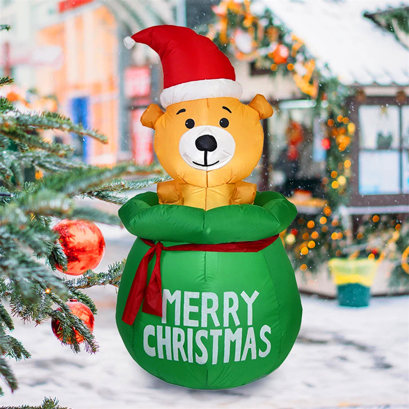 5FT Christmas Inflatable Decor - Xmas Outdoor Lighting Decorations recensie en prijs