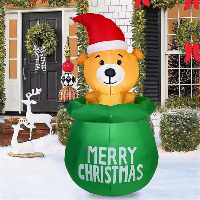 5FT Christmas Inflatable Decor - Xmas Outdoor Lighting Decorations recensie en prijs