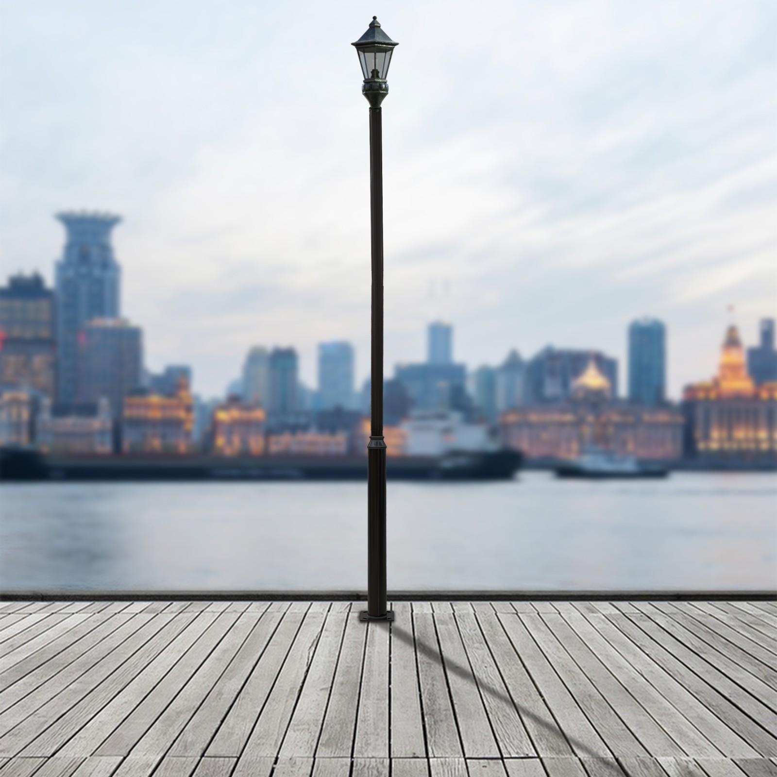 Split Street Light Pole, 220lb - Outdoor Lighting Poles recensie en prijs