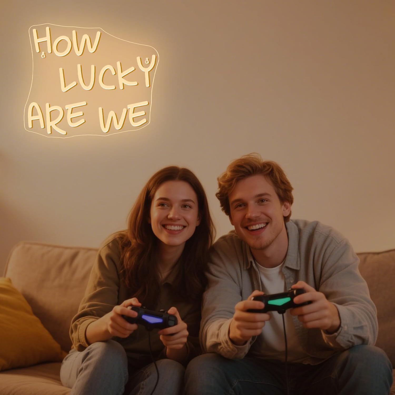 How Lucky Are We Neon Sign USB - Outdoor Lighting How To recensie en prijs