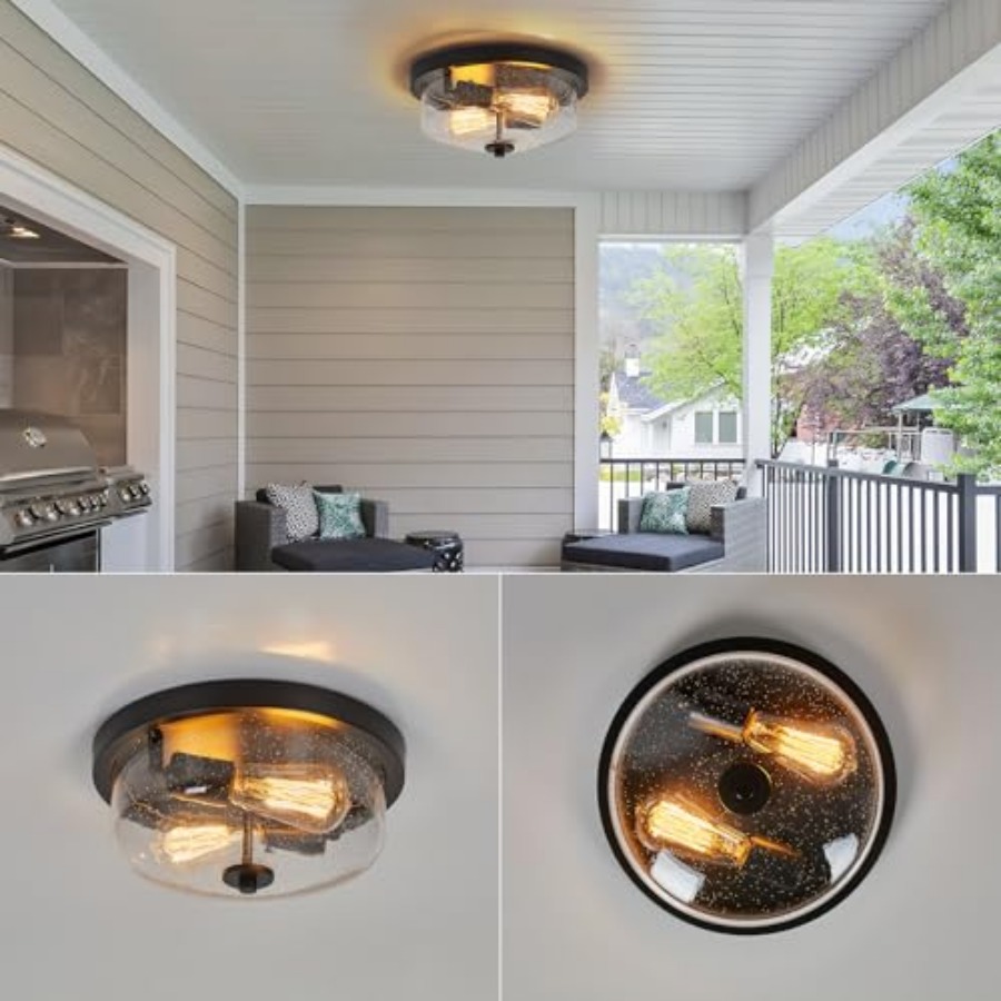 Flush Mount Ceiling Light Farm - Outdoor Lighting Fixtures recensie en prijs